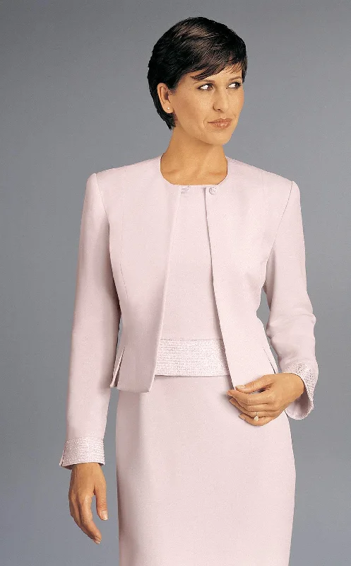 Alexander by Daymor 2109 - Jewel Formal Dress With Jacket Rayon Fabric Velvet Fabric Corduroy Fabric