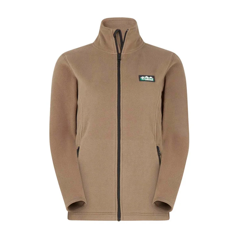 RidgeLine Ladies Faroe Jacket Light Bark Oversized Jacket Tailored Jacket Straight Jacket