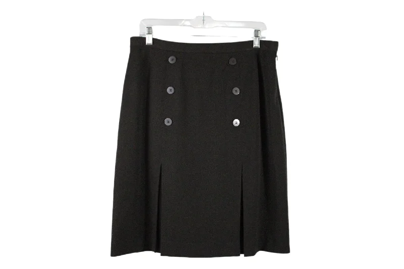 Grace Elements Brown Skirt | 12 leather skirt sleek