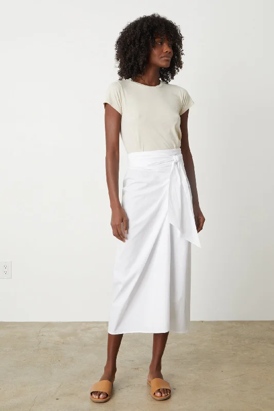 LEENA TIE FRONT SKIRT floral skirt print