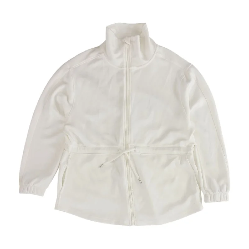 White Solid Lightweight Jacket Wool Jacket Cashmere Jacket Tweed Jacket