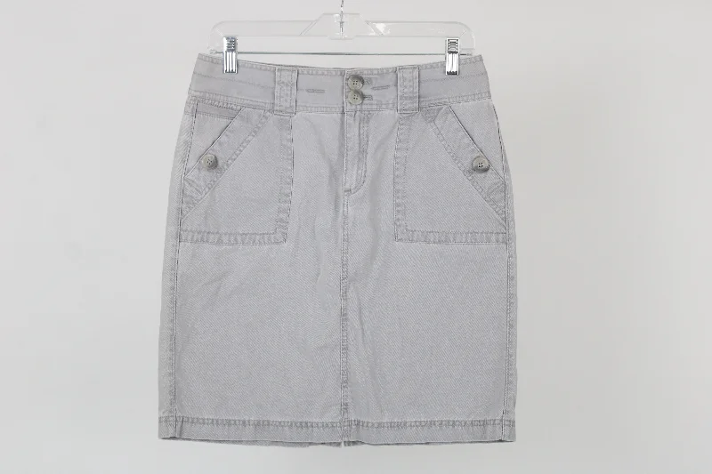 Eddie Bauer Gray Skirt | 2 modal blend skirt