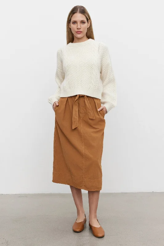 KENNEDY CORDUROY SKIRT mini skirt trendy