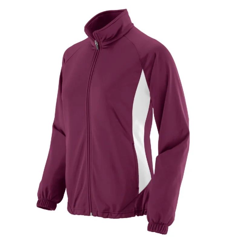 MAROON/WHITE