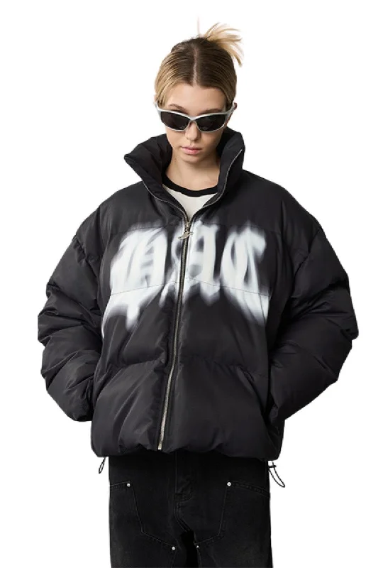 Phantom Logo Down Jacket Belted Jacket Elasticated Jacket Padded Jacket