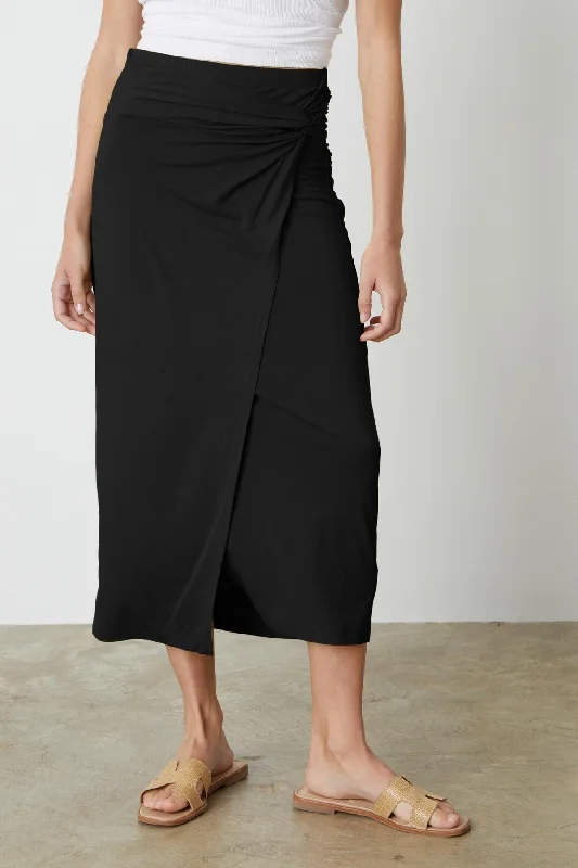 SHAE TWIST FRONT SKIRT summer skirt style