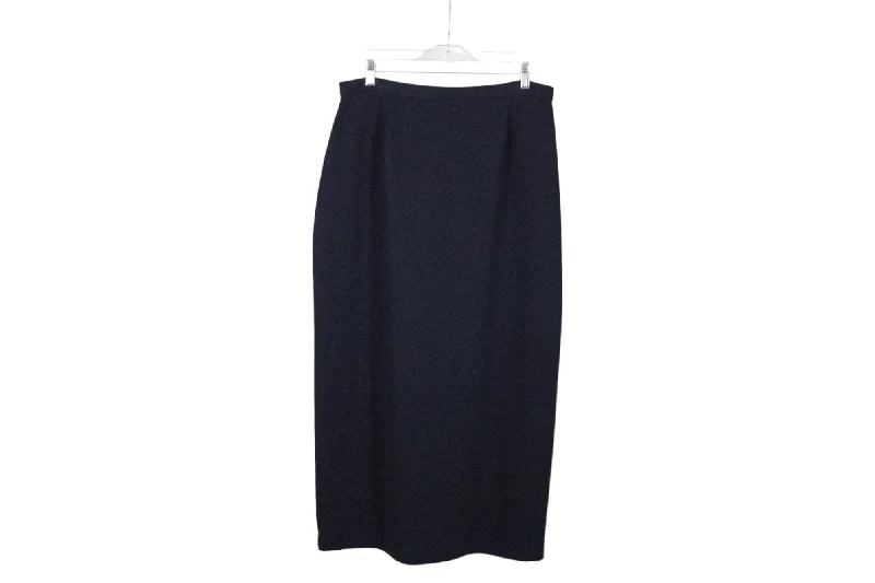 Casual Corner Annex Blue Skirt | 14 satin skirt smooth
