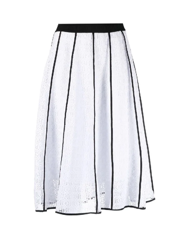 Skirt linen skirt light