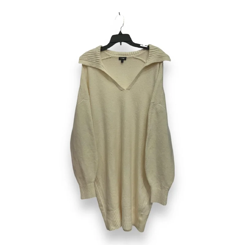 Dress Sweater By Express In Cream, Size: Xl Rayon Fabric Velvet Fabric Corduroy Fabric Dress Sweater By Express In Cream, Size: Xl Rayon Fabric Velvet Fabric Corduroy Fabric
