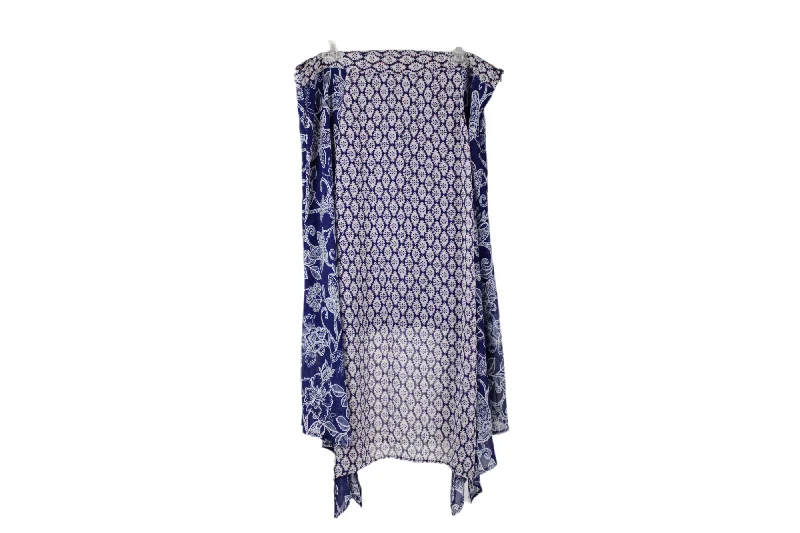 Roz & Ali Blue Chiffon Skirt | 16 wool skirt sturdy