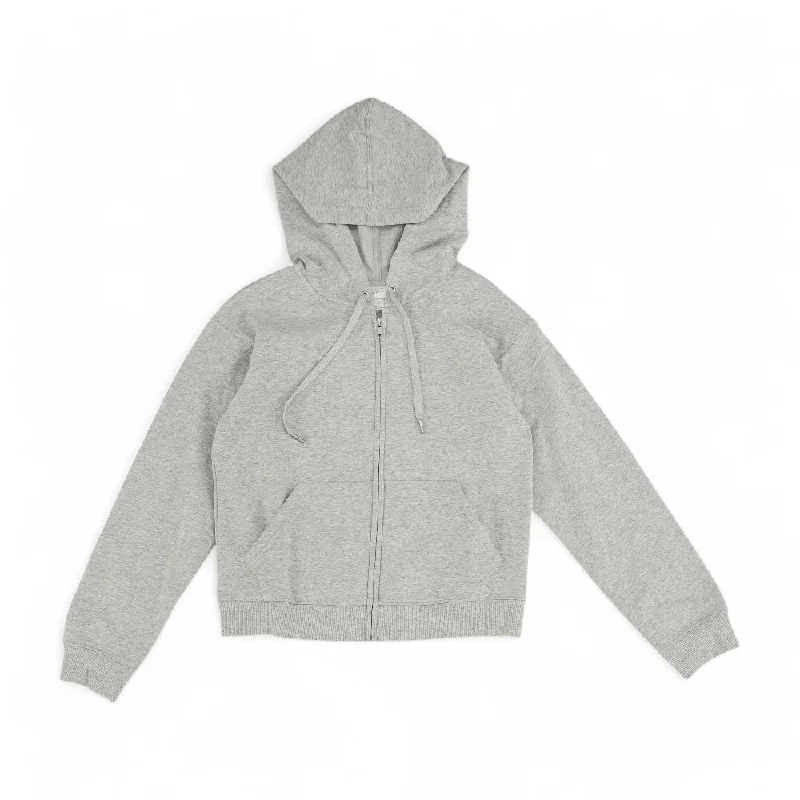 Gray Solid Lightweight Jacket Welt Pockets Slit Pockets Flap Pockets