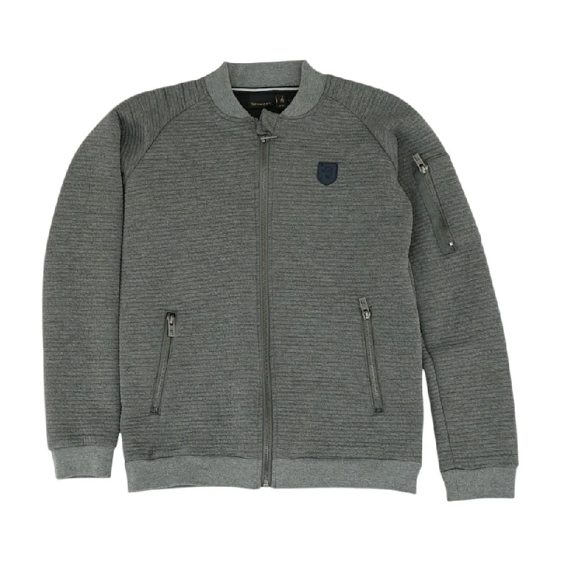 Gray Solid Lightweight Jacket V-Neck Jacket Boat Neck Jacket Square Neck Jacket
