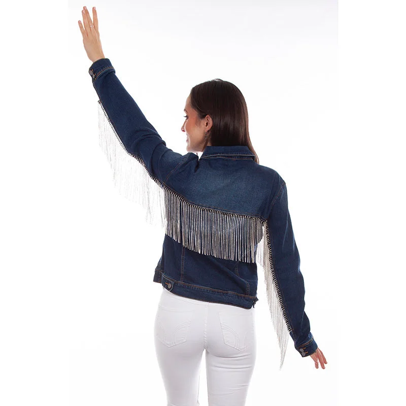 Rhinestone Fringe Jacket Chenille Jacket Brocade Jacket Lace Jacket
