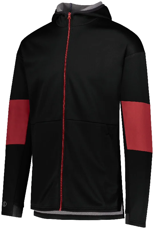 BLACK/SCARLET