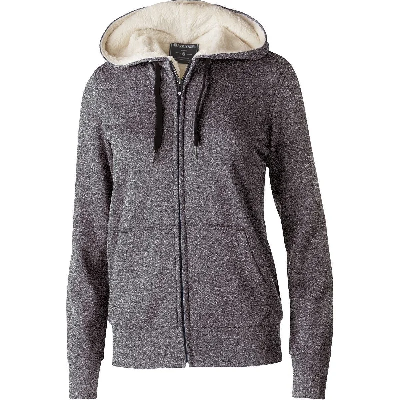 Ladies Artillery Sherpa Jacket 229374 Denim Fabric Leather Fabric Suede Fabric