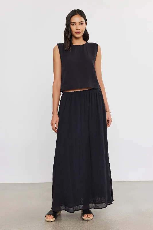 INDY COTTON GAUZE SKIRT chiffon skirt floaty