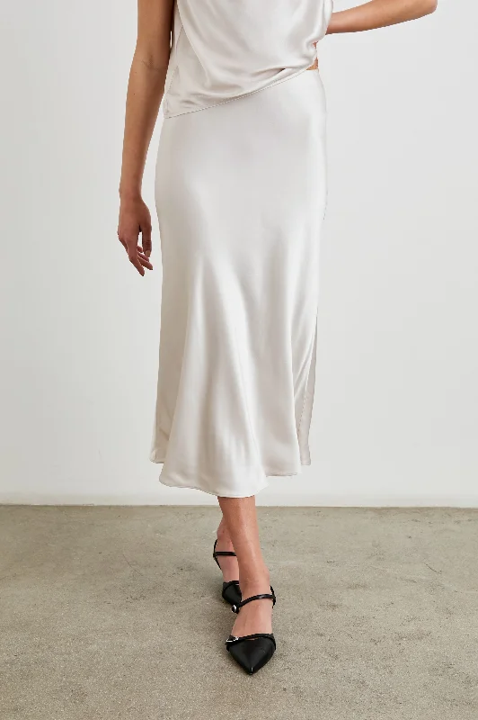 ANYA SKIRT - IVORY denim skirt classic