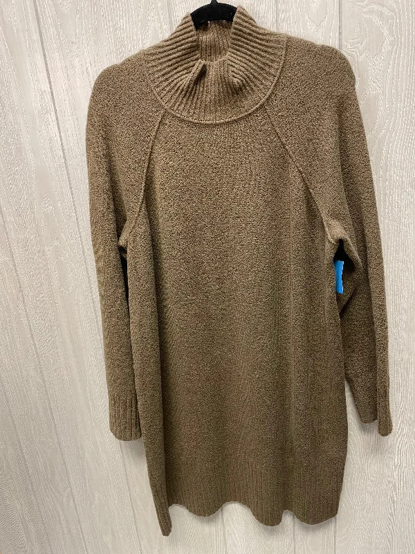 Dress Sweater By Banana Republic In Green, Size: Xl Cable Knit Ribbed Knit Lace Knit