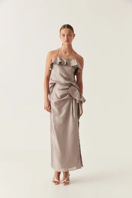 Immersion Maxi Skirt cashmere skirt fine