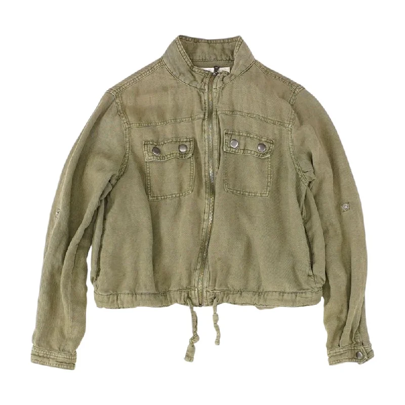 Green Solid Lightweight Jacket Print Jacket Jacquard Jacket Patchwork Jacket