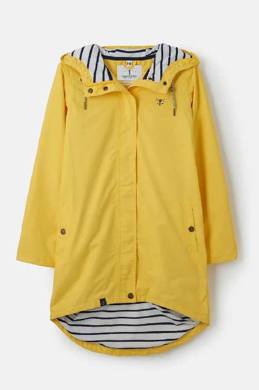 Lighthouse Beachcomber Waterproof Long Jacket Dandelion Print Jacket Jacquard Jacket Embroidered Jacket
