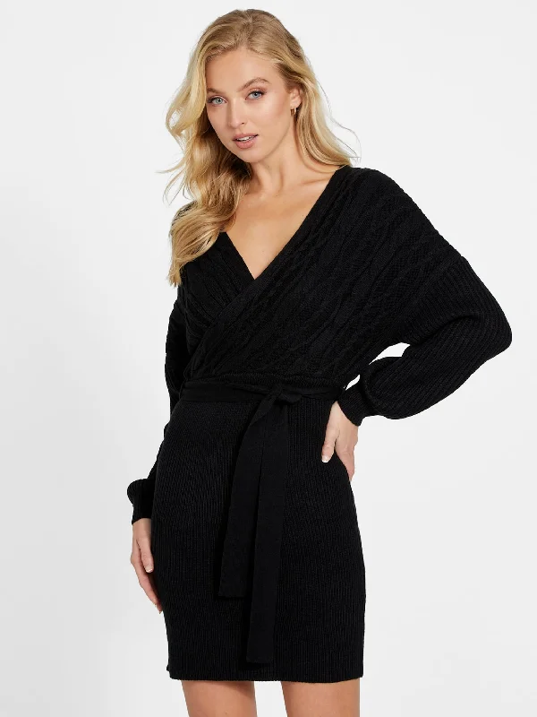Morant Sweater Dress Chenille Blend Fleece Blend Nylon Blend