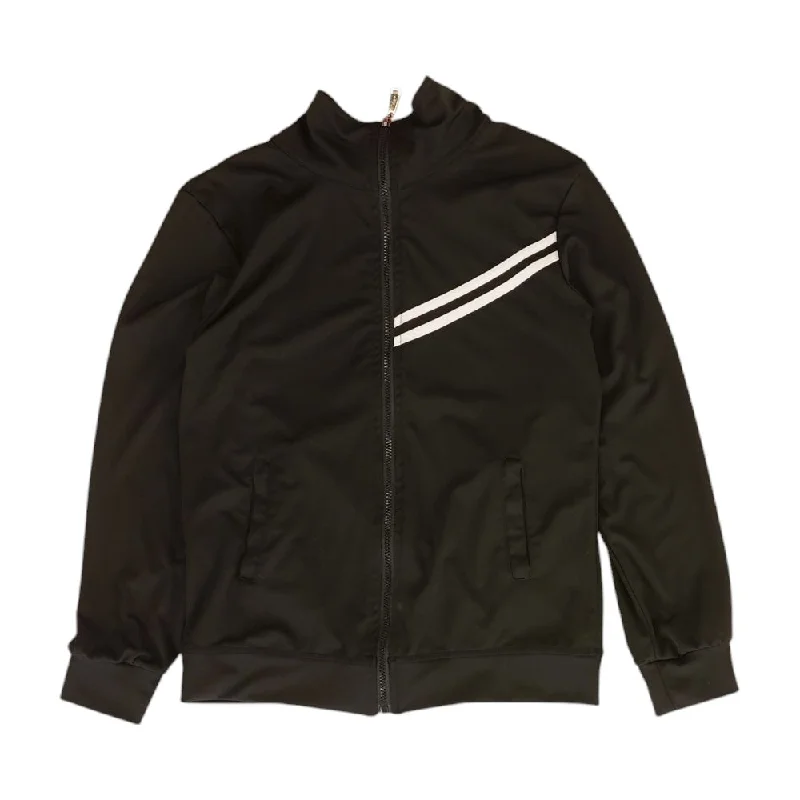Black Solid Active Jacket Jersey Jacket Tulle Jacket Batik Jacket