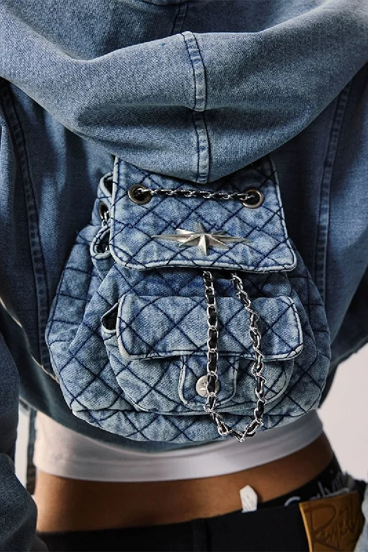 Vintage Washed Denim Purse Jacket Fitted Jacket Loose Jacket Oversized Jacket