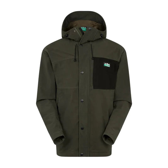 Ridgeline Tempest Jacket Unisex Forest Toggled Jacket Drawstring Jacket Belted Jacket