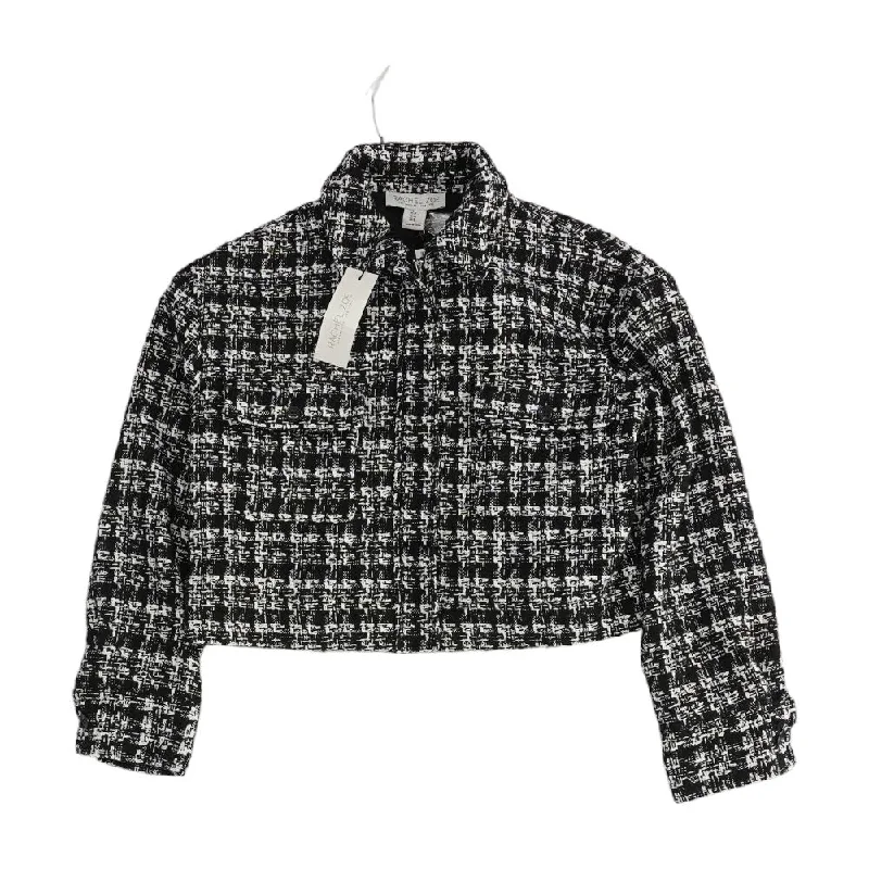 Black Plaid Jacket Print Jacket Jacquard Jacket Patchwork Jacket