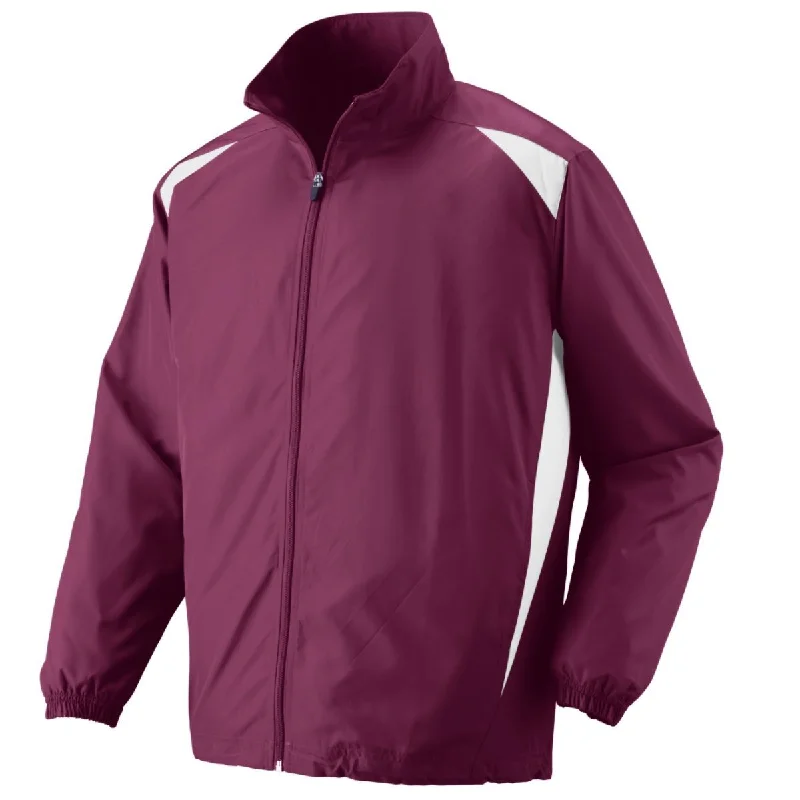 MAROON/WHITE