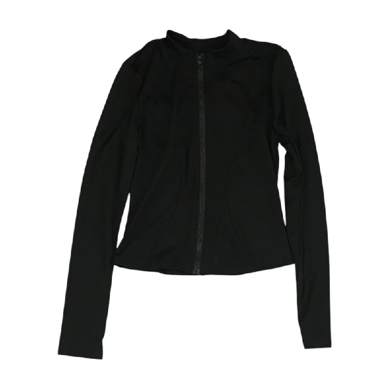 Black Solid Lightweight Jacket Embroidered Jacket Appliqued Jacket Beaded Jacket