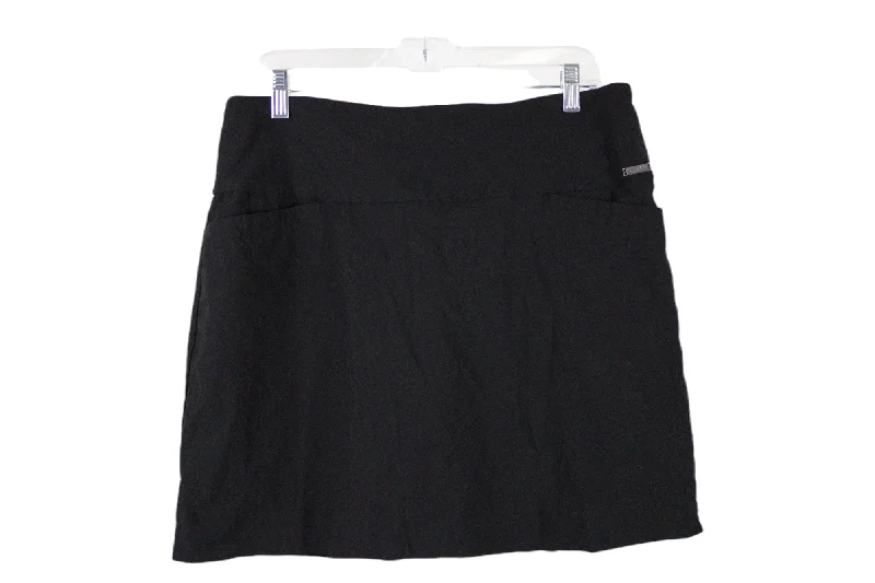 S.C. & Co. Black Stretch Skirt | L pencil skirt chic
