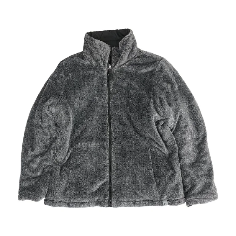 Black Solid Puffer Jacket Plaid Jacket Tartan Jacket Houndstooth Jacket
