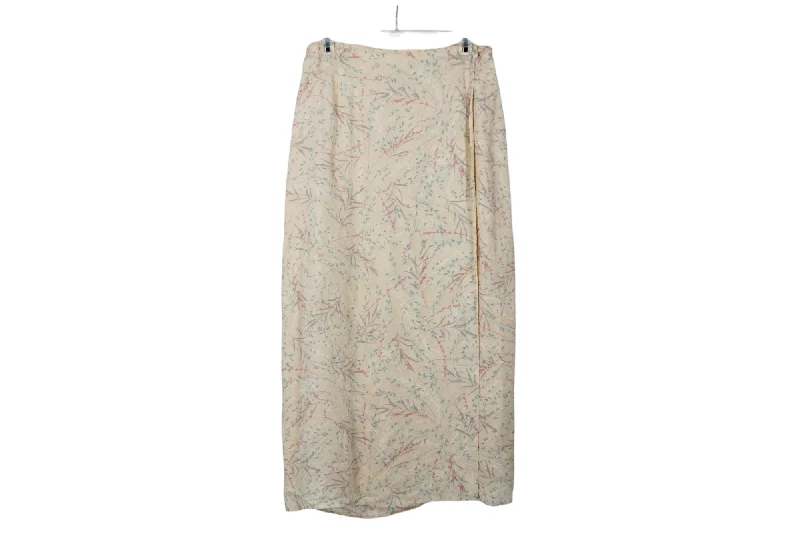 Andrea Viccaro Chiffon Peach Wrap Skirt | 10 chiffon skirt floaty
