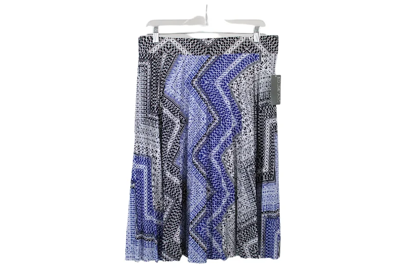 Covington Black & Blue Skirt | L chiffon skirt airy