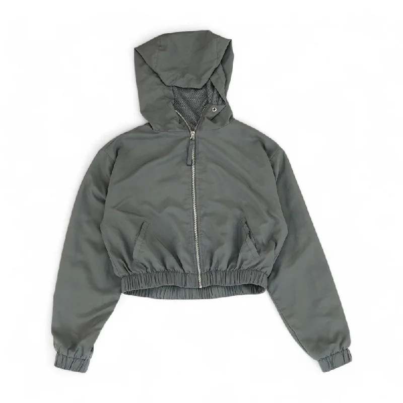 Gray Solid Jacket Cotton Jacket Linen Jacket Terry Jacket