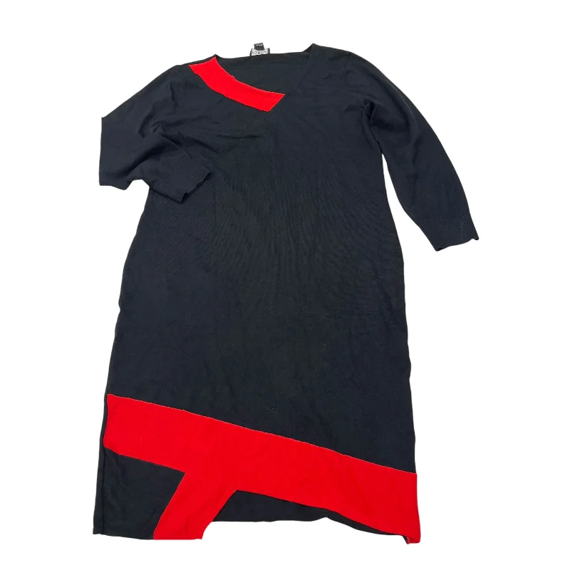BLACK DRESS SWEATER by CLOTHES MENTOR Size:XL Thin Thick Dense