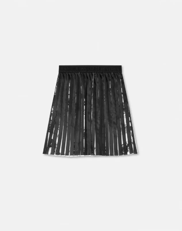 Skirt leather skirt bold