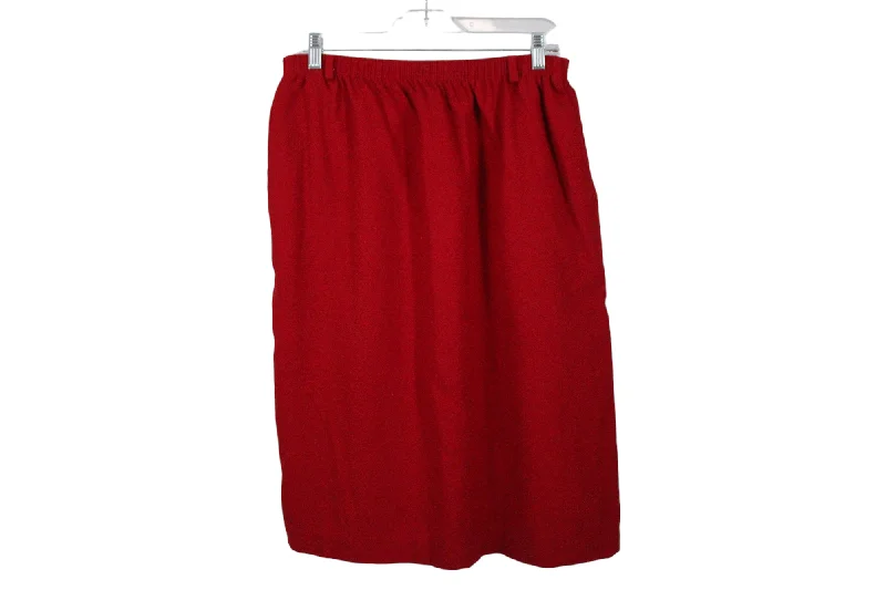 Alfred Dunner Red Skirt | 16 tulle skirt dreamy