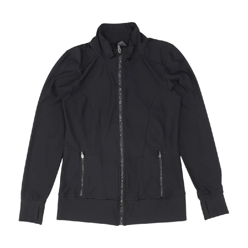 Black Solid Lightweight Jacket Denim Jacket Leather Jacket Suede Jacket