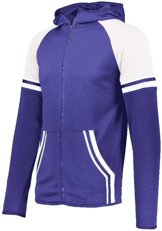 PURPLE/WHITE