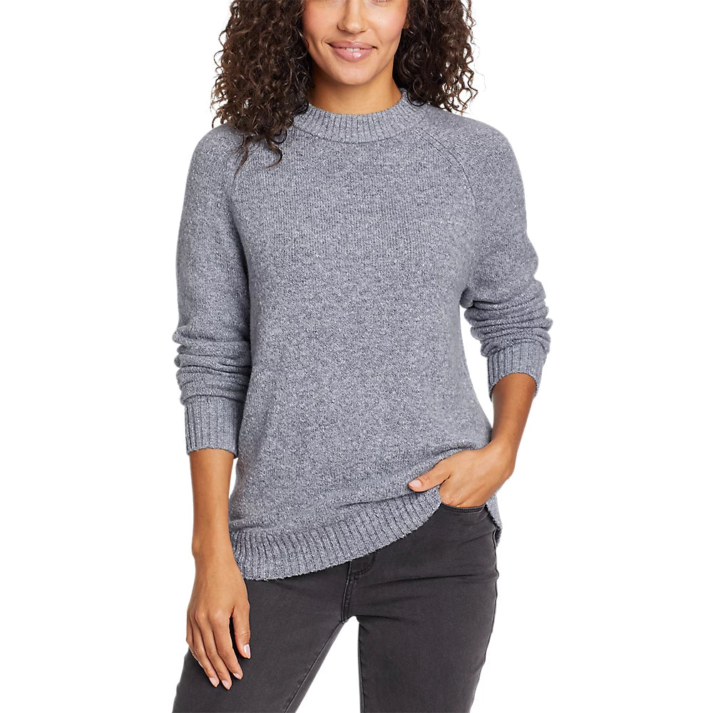 Women's Dreamknit Crewneck Sweater Graphic Sweater Embroidered Appliqued