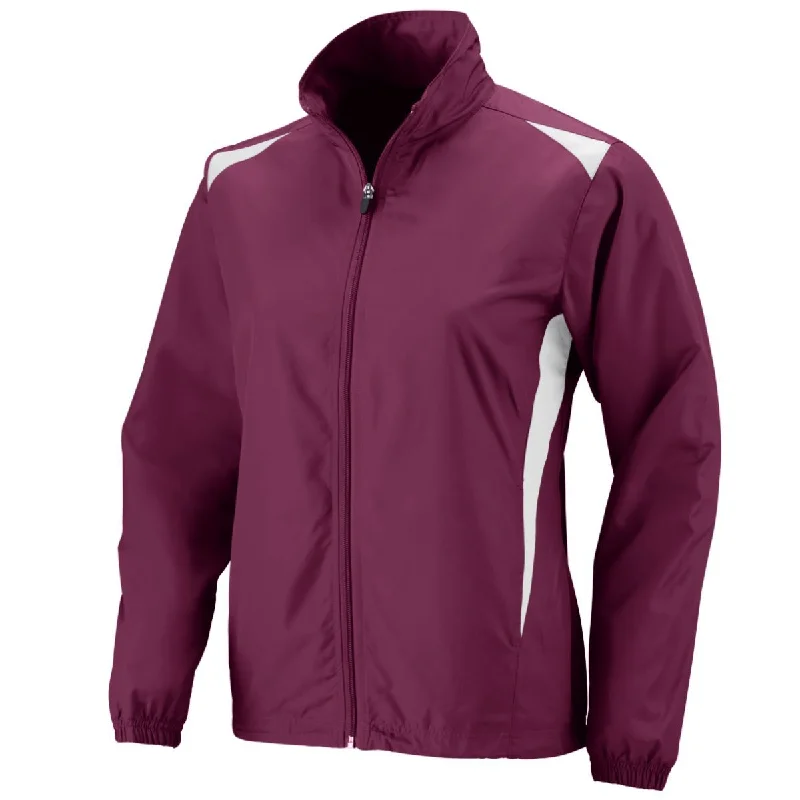 MAROON/WHITE