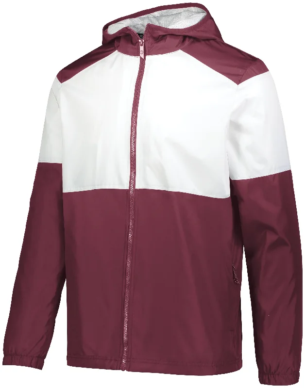 MAROON/WHITE