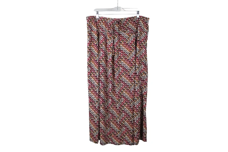 Metrowear Red Skirt | 3X ribbed skirt waist
