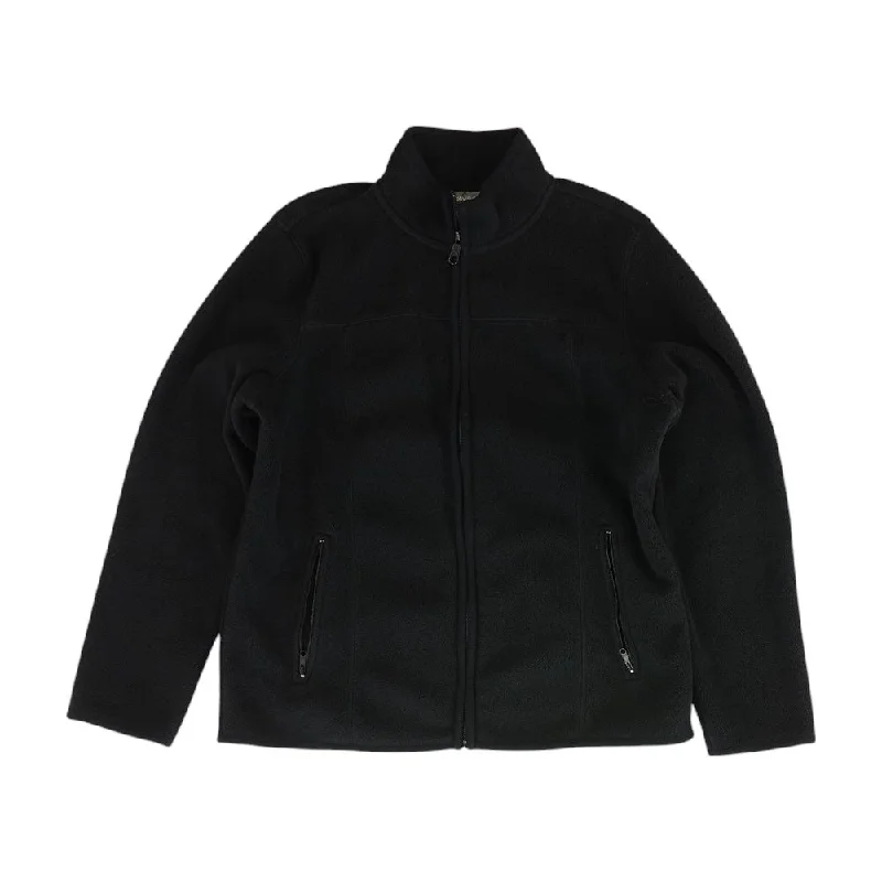 Black Solid Lightweight Jacket Bomber Jacket Anorak Windbreaker