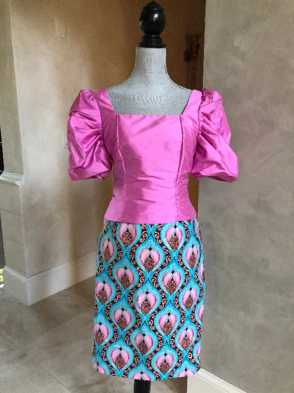 Printed Skirt high waist skirt