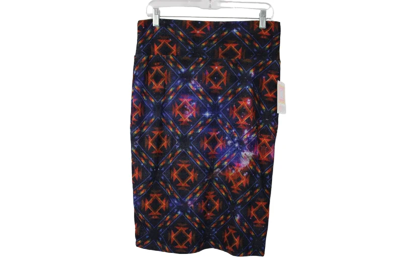NEW LuLaRoe Blue Skirt | L corduroy skirt textured