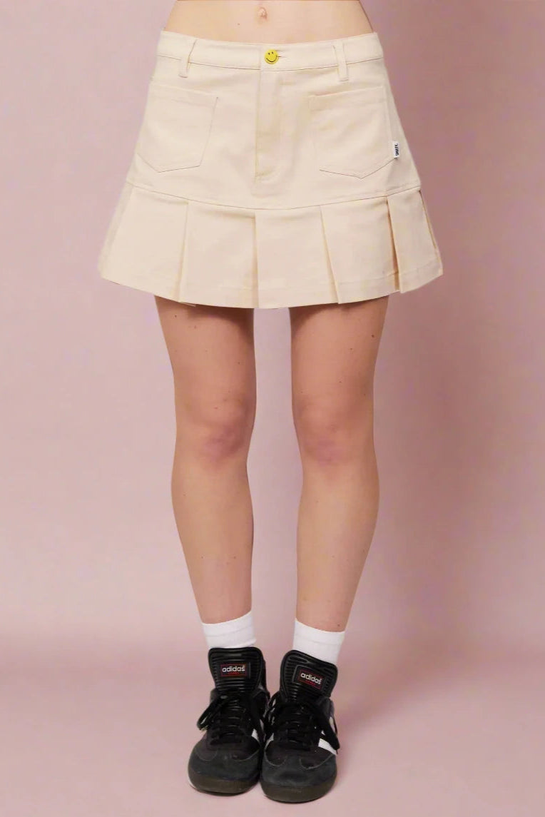 Samii Ryan x SMILEY® Festival Mini Skirt high slit skirt